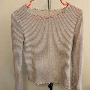 Korean made Beige elegant sweater